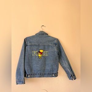 vintage disney pooh bear denim jacket